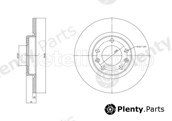 Trusting DF1759 — Brake Disc