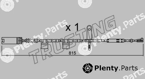 Trusting SU.324 — Warning Contact, brake pad wear