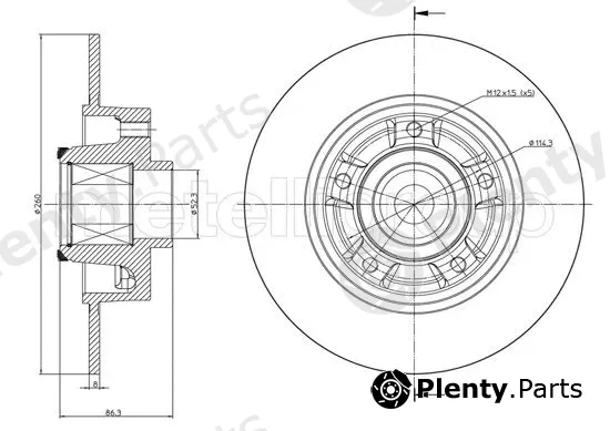 Trusting DF1432A — Brake Disc