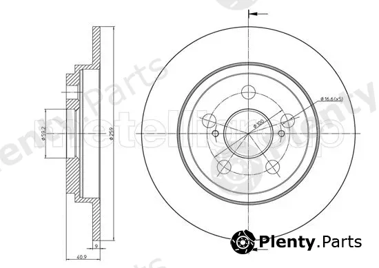 Trusting DF1441 — Brake Disc