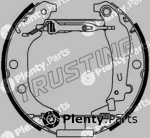 Trusting 6164 — Brake Shoe Set Kit premounted