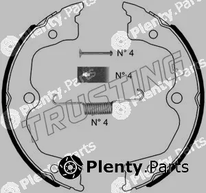 Trusting 044.030K — Brake Shoe Set, parking brake