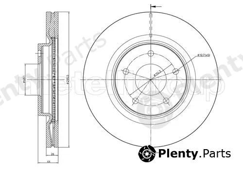 Trusting DF1553 — Brake Disc