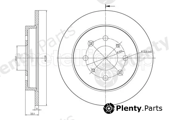 Trusting DF1396 — Brake Disc