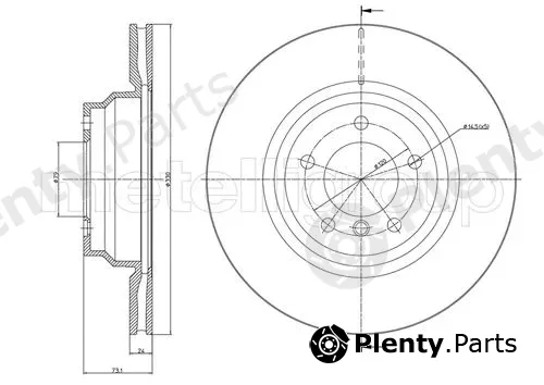 Trusting DF1074 — Brake Disc