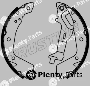 Trusting 253.772 — Brake Shoe Set, parking brake