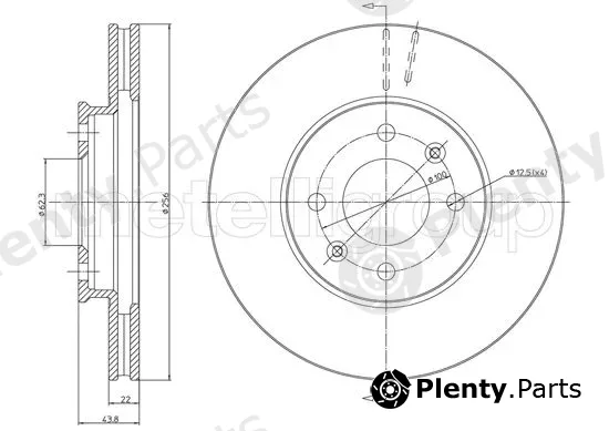 Trusting DF1672 — Brake Disc