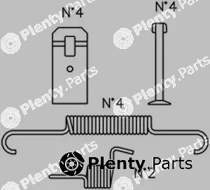 Trusting K435 — Accessory Kit, brake shoes