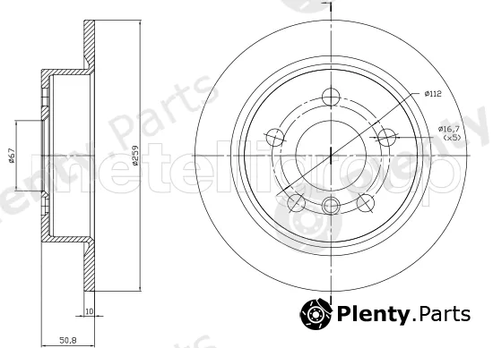 Trusting DF1771 — Brake Disc