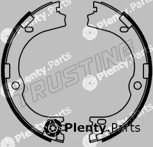 Trusting 253.752 — Brake Shoe Set, parking brake
