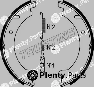 Trusting 127.272K — Brake Shoe Set, parking brake