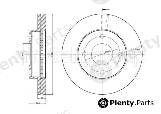 Trusting DF1537 — Brake Disc