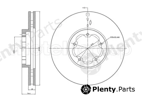 Trusting DF1006 — Brake Disc