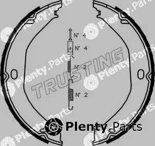 Trusting 088.235K — Brake Shoe Set, parking brake