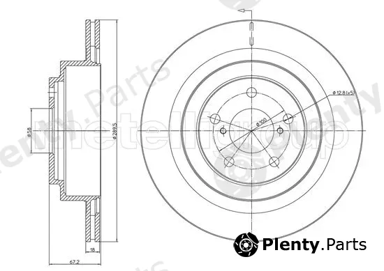 Trusting DF1147 — Brake Disc