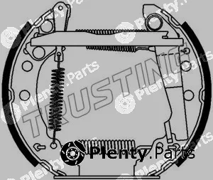 Trusting 6280 — Brake Shoe Set Kit premounted