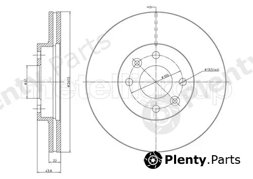 Trusting DF473 — Brake Disc