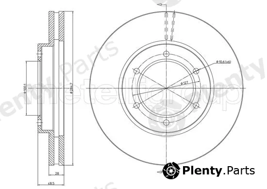 Trusting DF509 — Brake Disc