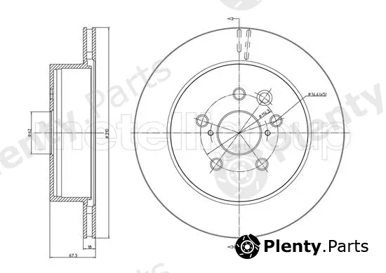 Trusting DF1124 — Brake Disc