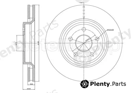 Trusting DF1545 — Brake Disc
