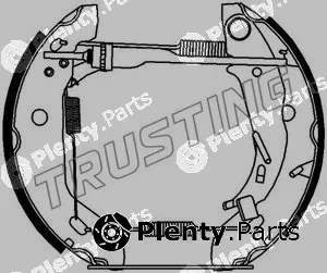 Trusting 6450 — Brake Shoe Set Kit premounted
