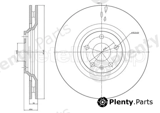 Trusting DF1649 — Brake Disc