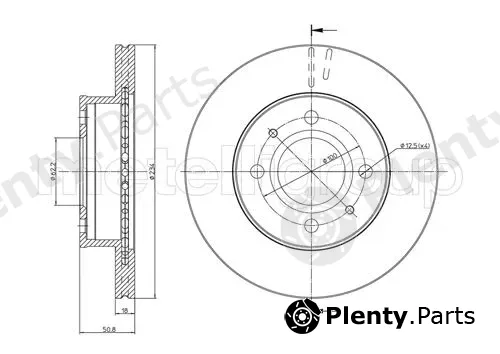 Trusting DF1607 — Brake Disc