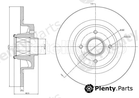 Trusting DF1481A — Brake Disc