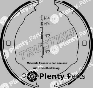 Trusting 079.193K — Brake Shoe Set, parking brake
