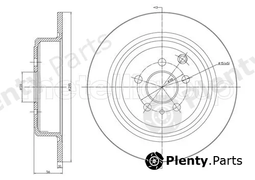 Trusting DF755 — Brake Disc
