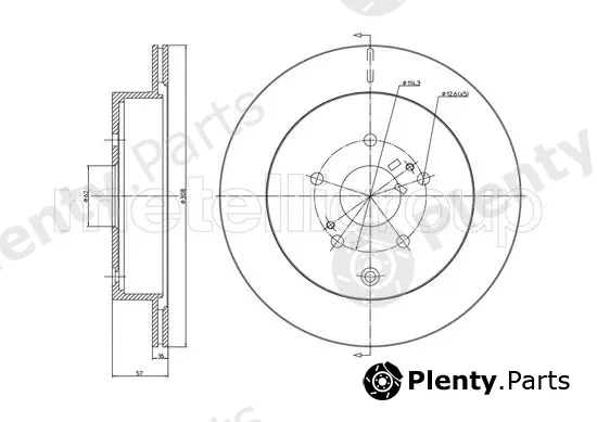 Trusting DF1383 — Brake Disc