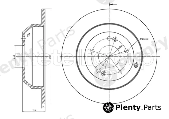 Trusting DF1413 — Brake Disc