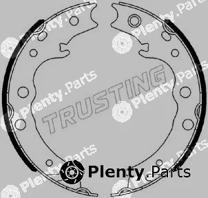 Trusting 110.344 — Brake Shoe Set, parking brake