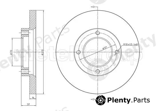 Trusting DF657 — Brake Disc