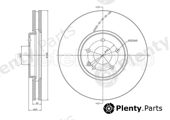 Trusting DF1625 — Brake Disc