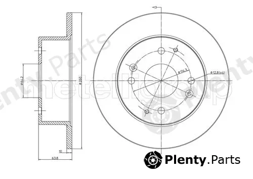 Trusting DF1103 — Brake Disc