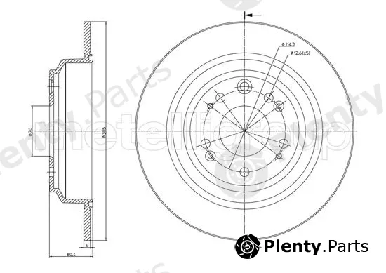 Trusting DF1407 — Brake Disc