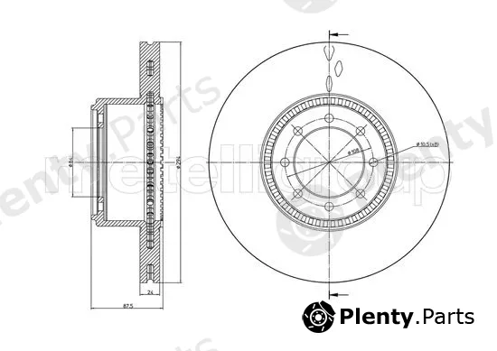 Trusting DF1245 — Brake Disc