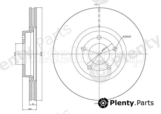 Trusting DF1661 — Brake Disc