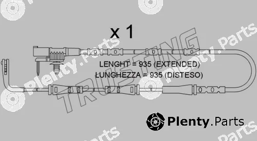 Trusting SU.392 — Warning Contact, brake pad wear