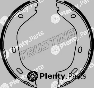 Trusting 052.116 — Brake Shoe Set, parking brake