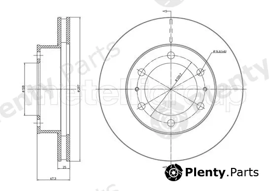Trusting DF1289 — Brake Disc