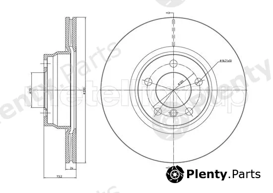 Trusting DF1665 — Brake Disc