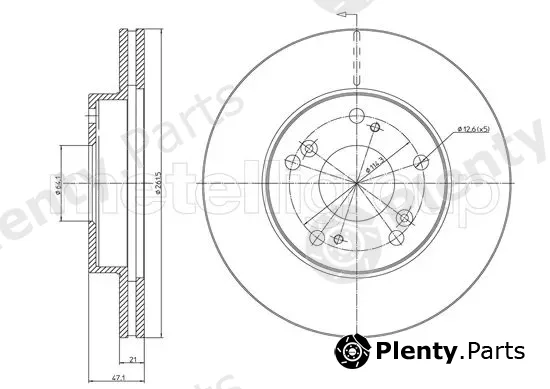 Trusting DF1269 — Brake Disc