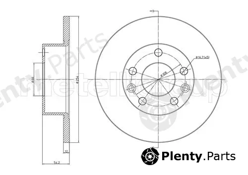 Trusting DF1575 — Brake Disc