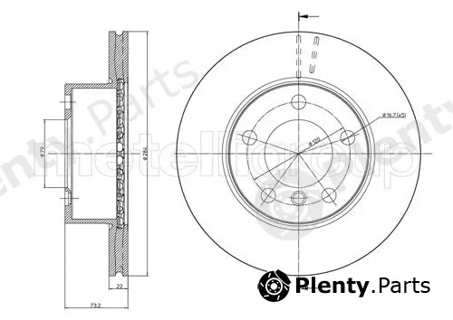 Trusting DF1071 — Brake Disc