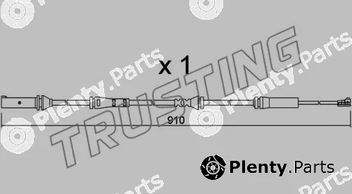 Trusting SU.350 — Warning Contact, brake pad wear