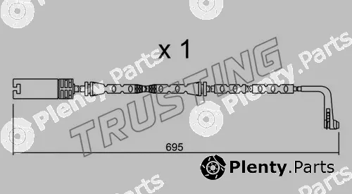 Trusting SU.305 — Warning Contact, brake pad wear