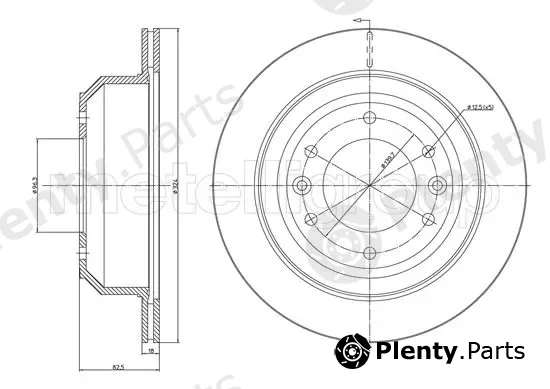 Trusting DF1354 — Brake Disc