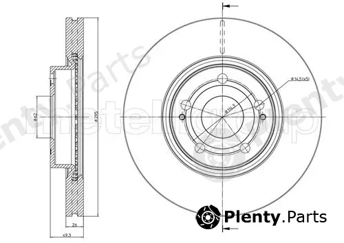 Trusting DF1248 — Brake Disc